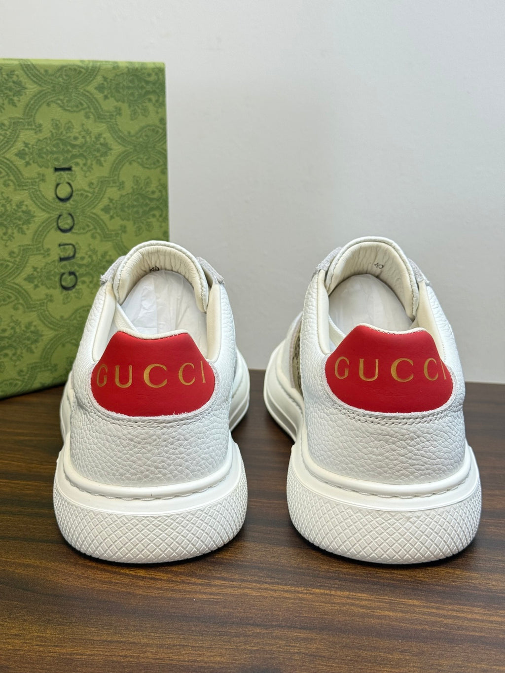 Gucci Ace White & Beige GG Sneakers | Vintage-Inspired Contrast, Standout Details