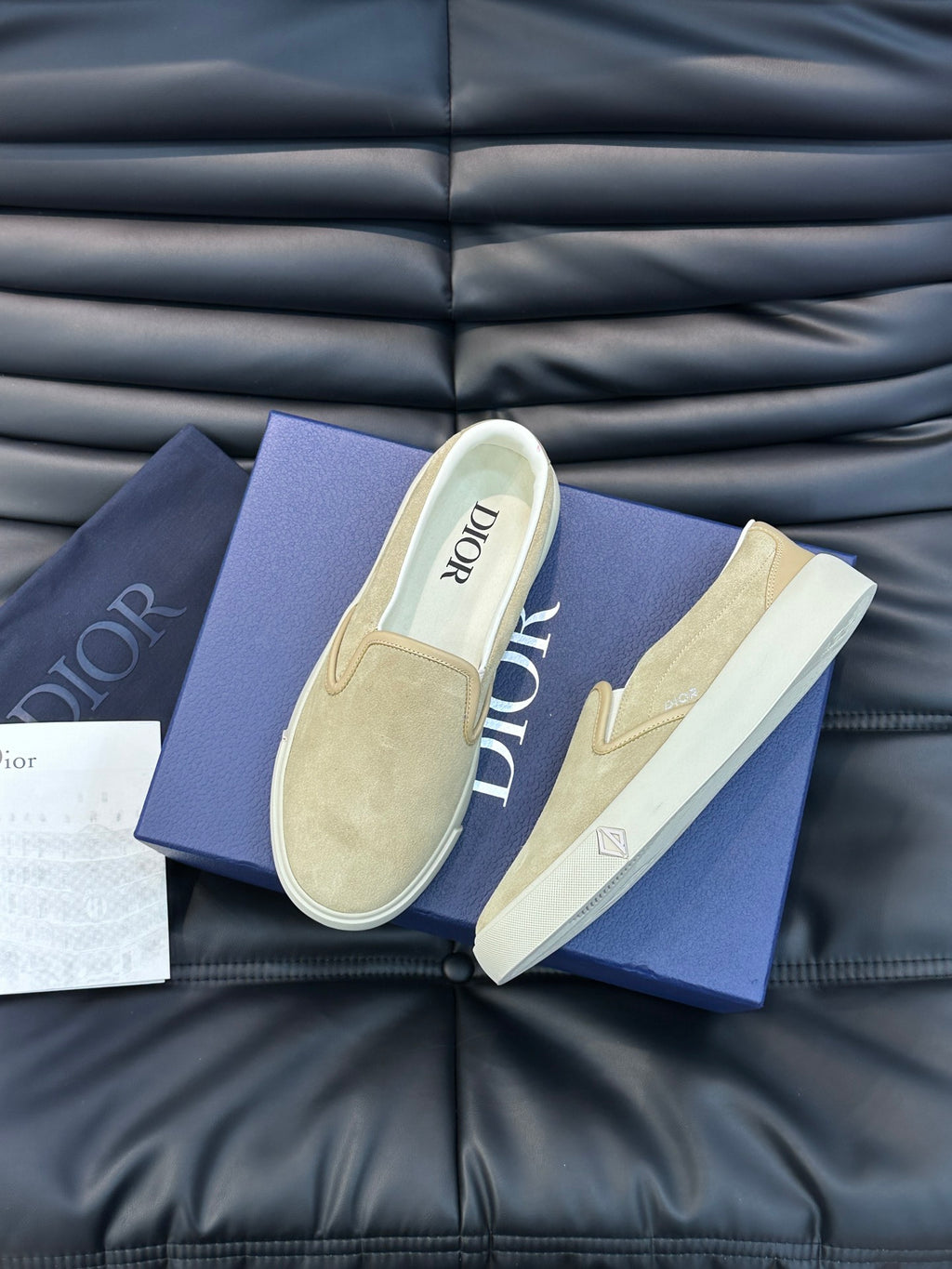 Beige Slip-On Sneakers | Soft Neutral Tone, Lace-Free Ease, Everyday Versatility