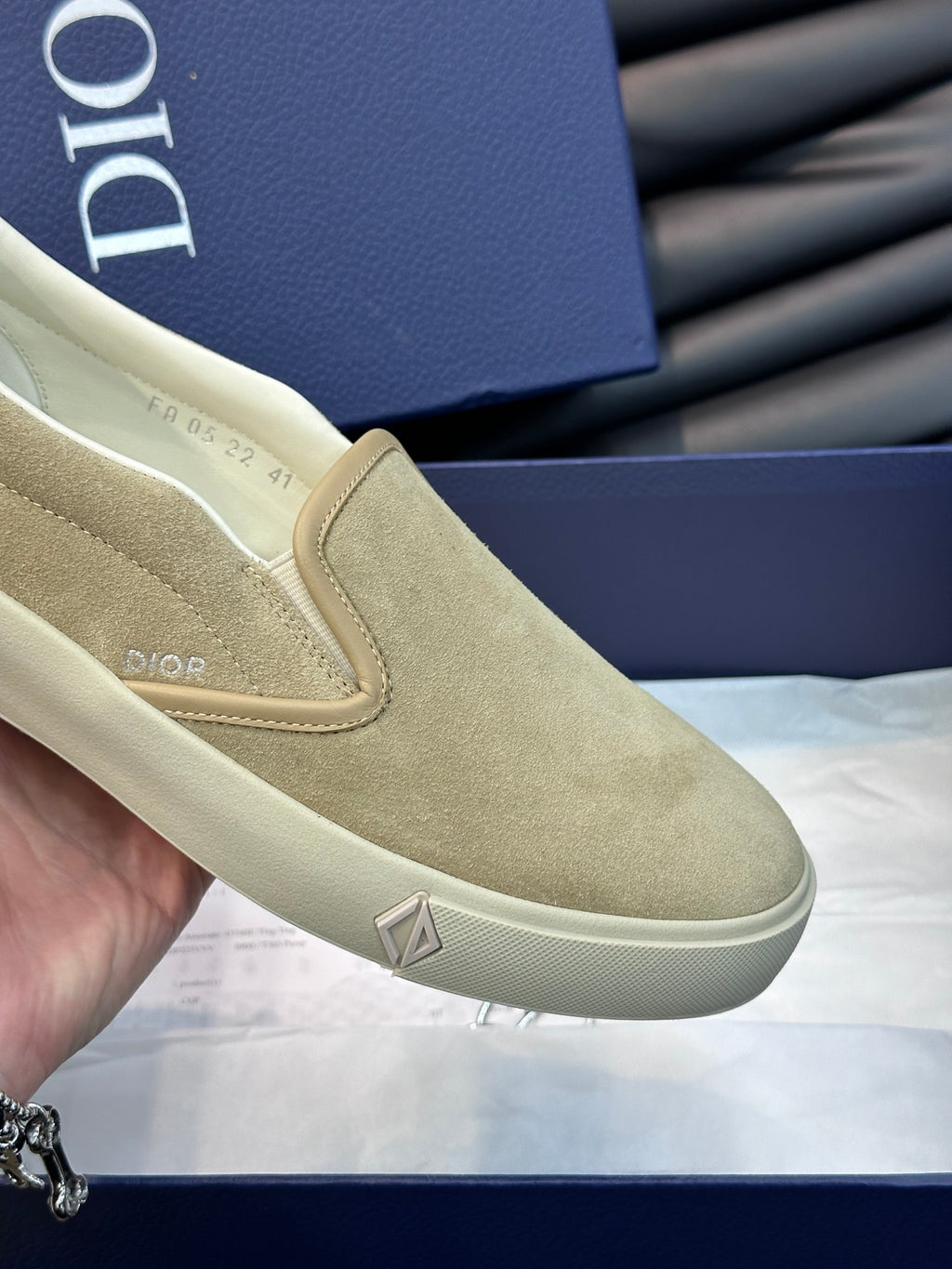 Beige Slip-On Sneakers | Soft Neutral Tone, Lace-Free Ease, Everyday Versatility