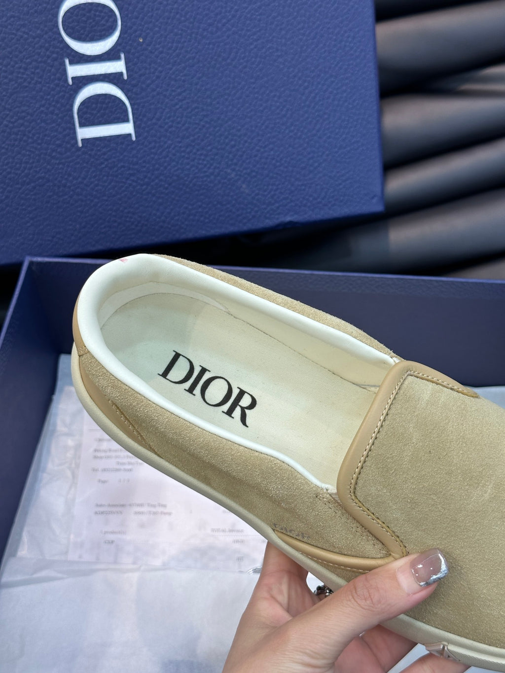 Beige Slip-On Sneakers | Soft Neutral Tone, Lace-Free Ease, Everyday Versatility